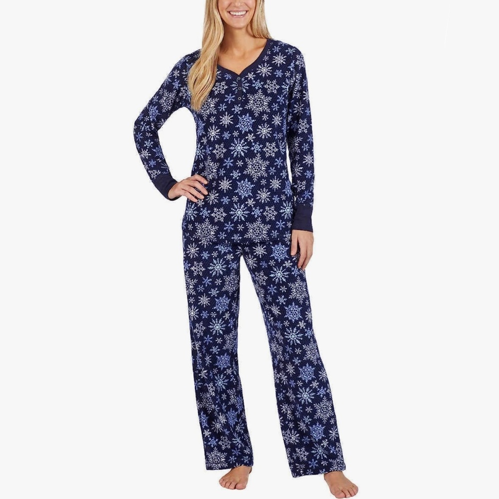 NWT Nautica 2pc Fleece PJ Set with Pockets!!